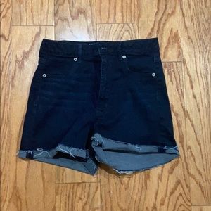 High - Waisted Jean Shorts